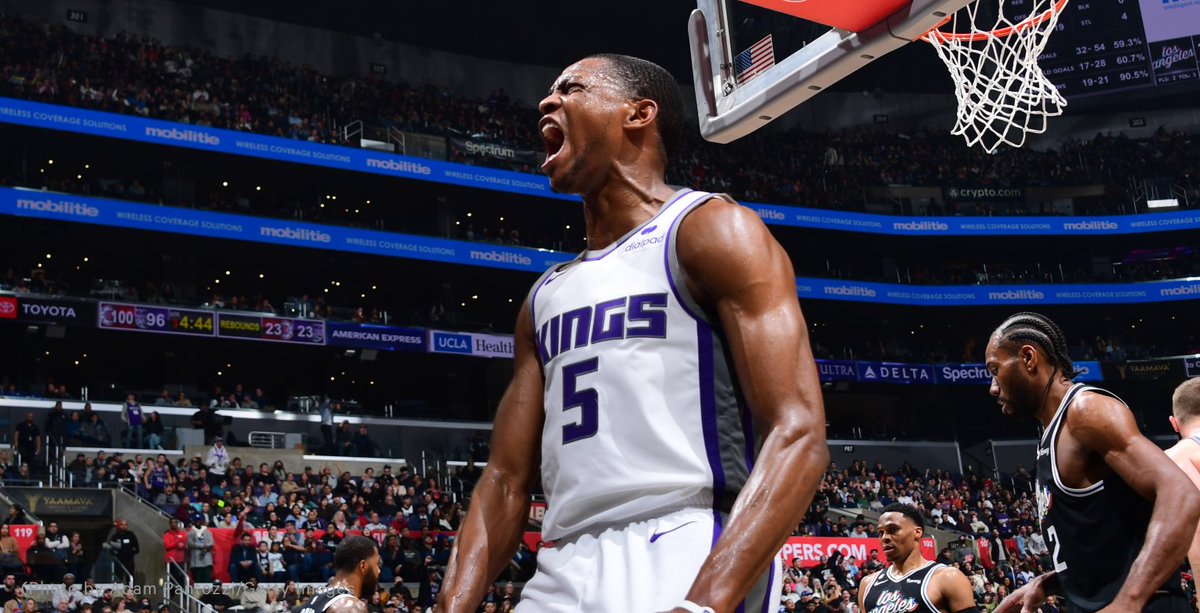 TheAthleticNBA's tweet photo. The Sacramento Kings have won 40 games in a season for the first since 2005-06 👑 https://t.co/f6z5ThWd6f
