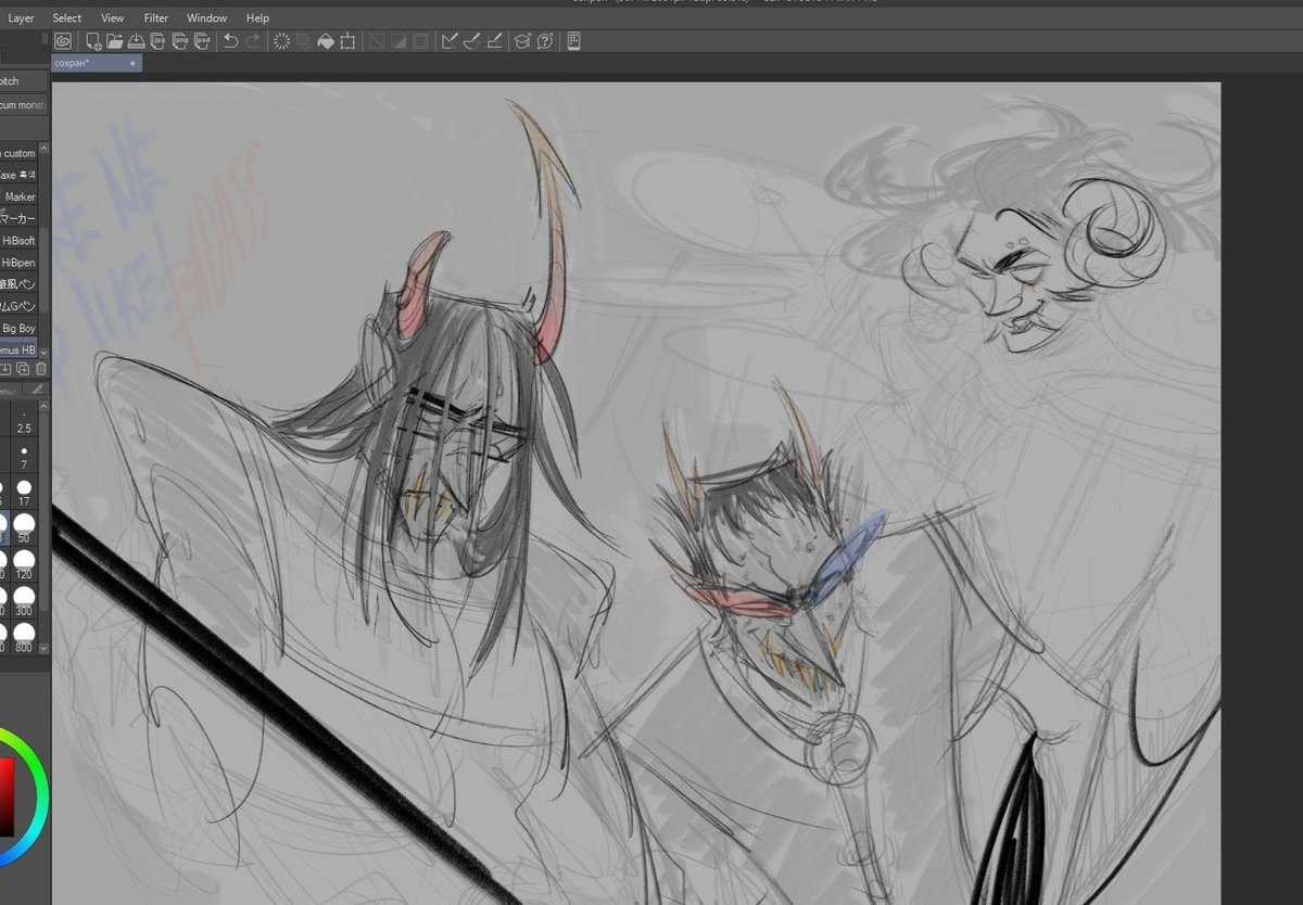 WIP
equius x aradia x sollux

mindless self indulgence rock au
#homestuck