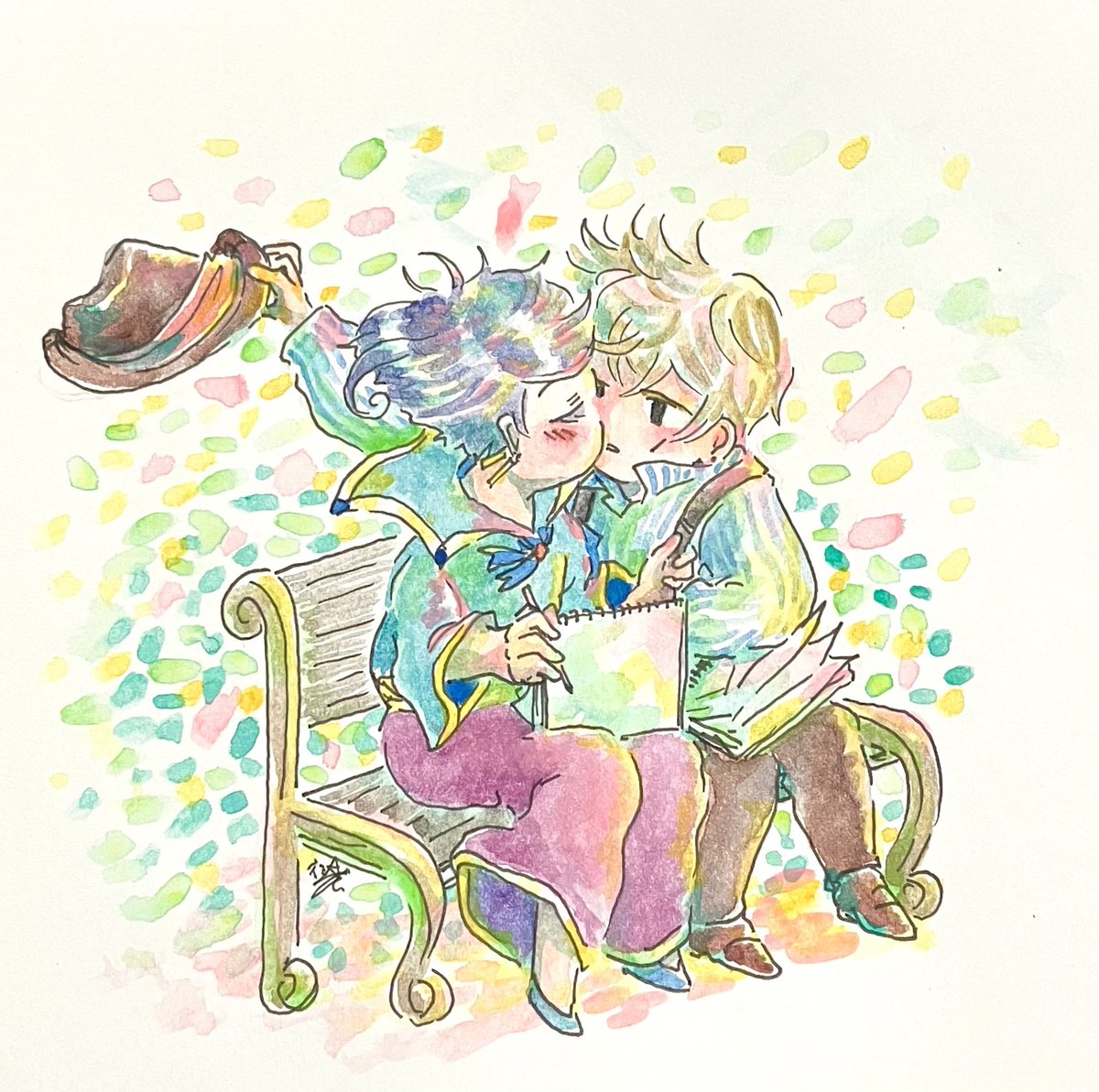 『春風と変化の兆しと~MM24時』

少しずつだけどオルフェさんなりにフェリペ君の想いに応えたいとか彼の好きをわかりたいとか前より強く思ってるらしい…春の雪解けと共にゆっくりと…
除雪車で速攻雪かき除去しないようにフェリペ君…優しく照らす感じでお願いシマスヨ
#創作BL 
