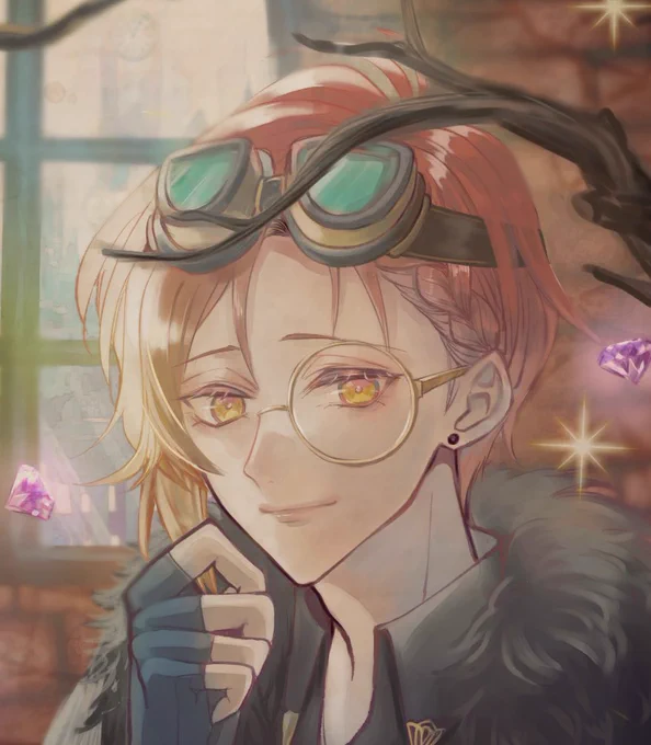投稿してから気づいたのですが、フェネさんの右の髪の長いところを描き忘れていました……本当すみません修正してお顔のアップだけ載せます 