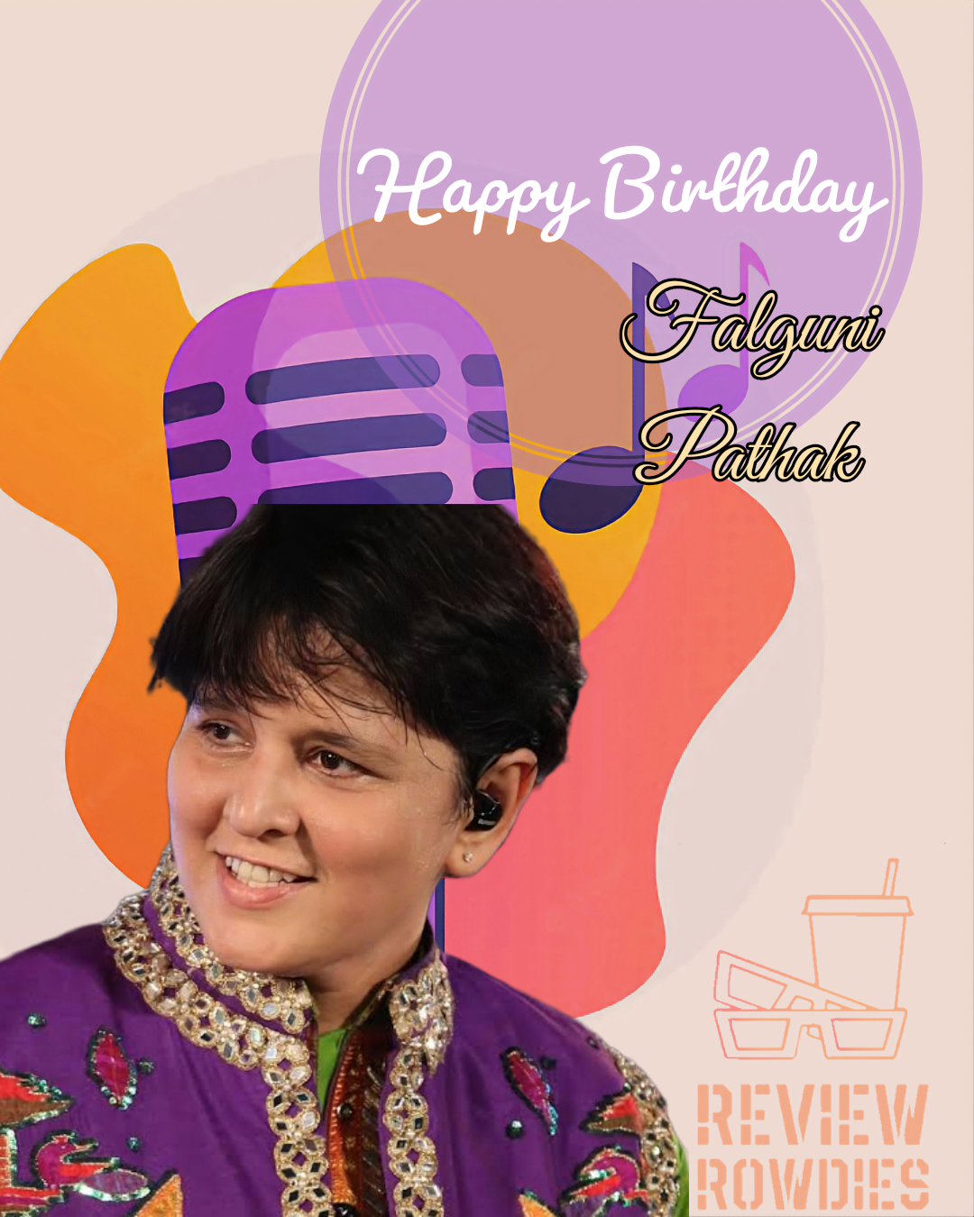 Happy Birthday to singer Falguni Pathak       