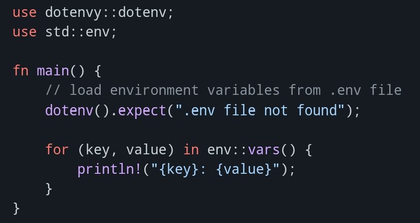 AstraKernel's tweet image. 🦀 #RustTips
A Crate to load environment variables from a .env file
🙅 Don't use dotenv crate. It is unmaintained
✅ Use "dotenvy" crate which is fork of dotenv
github.com/allan2/dotenvy
rustsec.org/advisories/RUS…
#rustlang #rust #infosec #appsec