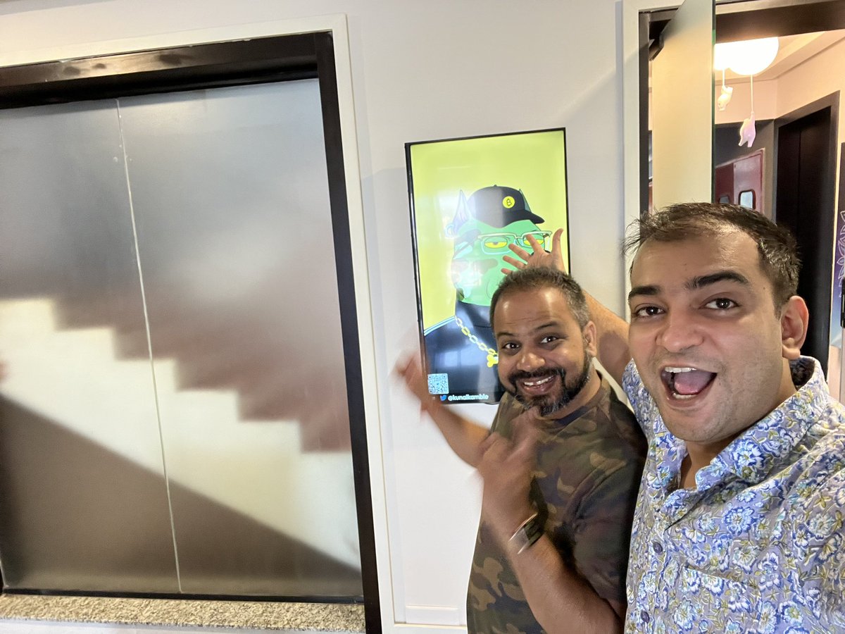 Spent some quality time with <a href="/dvcoolster/">Dharamveer Singh Chouhan \z/</a> at <a href="/BLRxZo/">Zo House BLR</a>. 

Planning some interesting stuff for <a href="/cssclubnft/">CSS Club NFT</a> and <a href="/The_Zo_World/">Zo World | Follow Your ❤️ Heart</a> holders 🔥🔥🔥

Thank you so much incredible hospitality <a href="/Samuraizann/">Samurai \z/</a> &amp; Gopal 🙏🏼

#ZoMaalZo #WAGMAAL