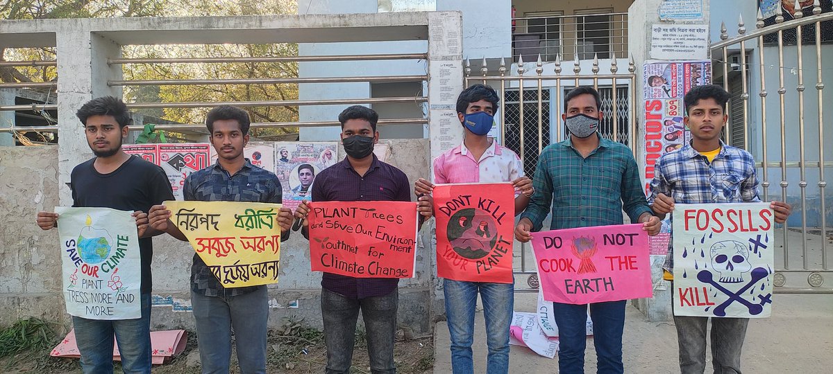 🌍🔥🌿  Youthnet Meherpur Team is proud to stand with the global community in the fight for #ClimateJustice and a sustainable future for all! 💪🏽

 #RenewableEnergy to ensure energy security and a brighter future for generations to come!🌱
 #GlobalClimateStrike2023 #ActOnClimate