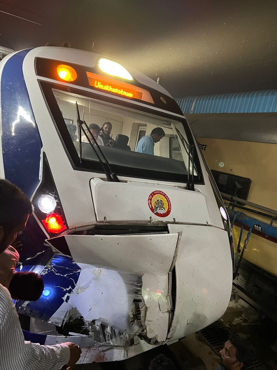 Krishank_BRS's tweet image. How much commission did BJP take in making of this Train that it breaks so frequently…
40% ??? @narendramodi