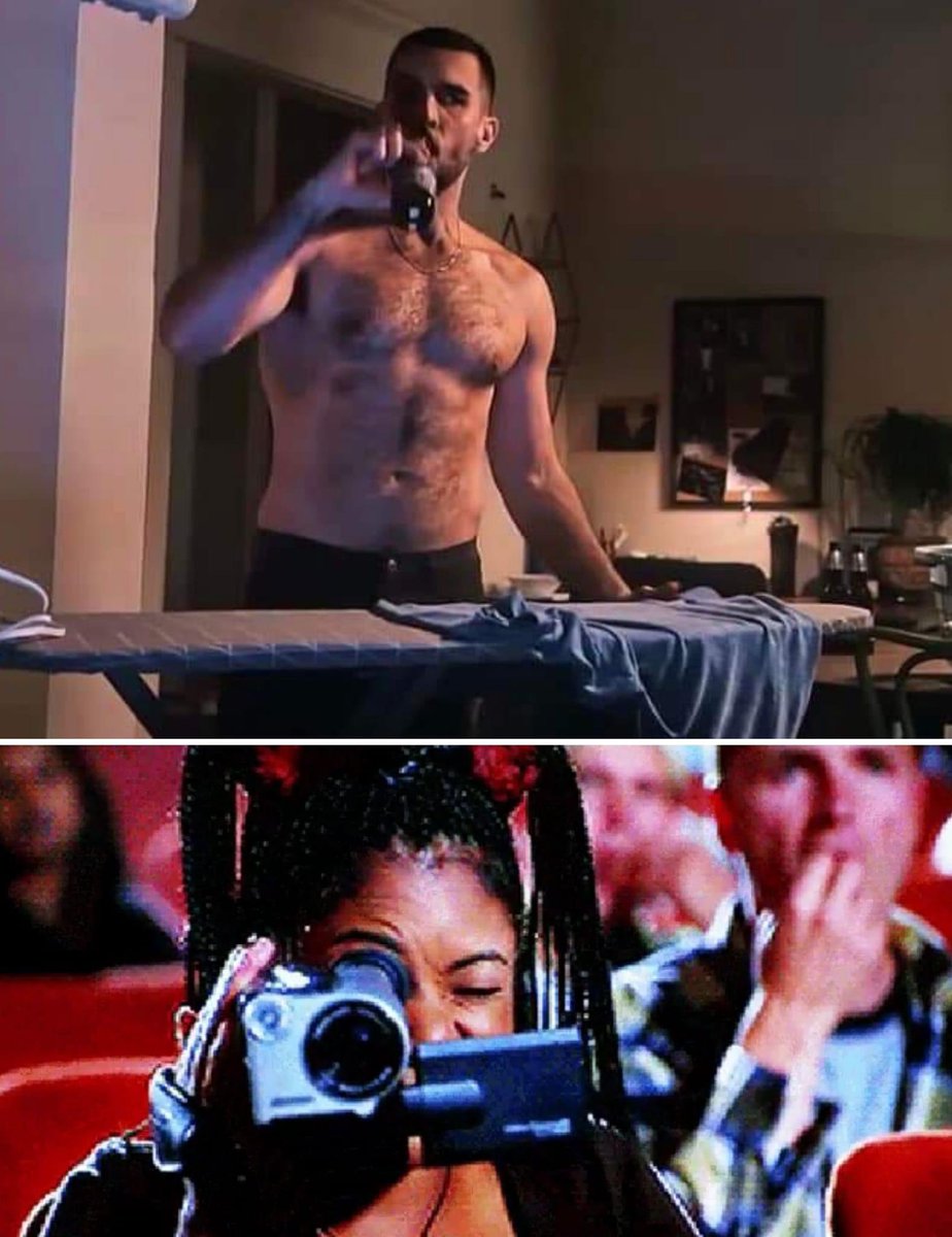 _awkwardbrandon's tweet photo. @sarlovesdogs and me in #ScreamVI https://t.co/3QW5zvzwGD