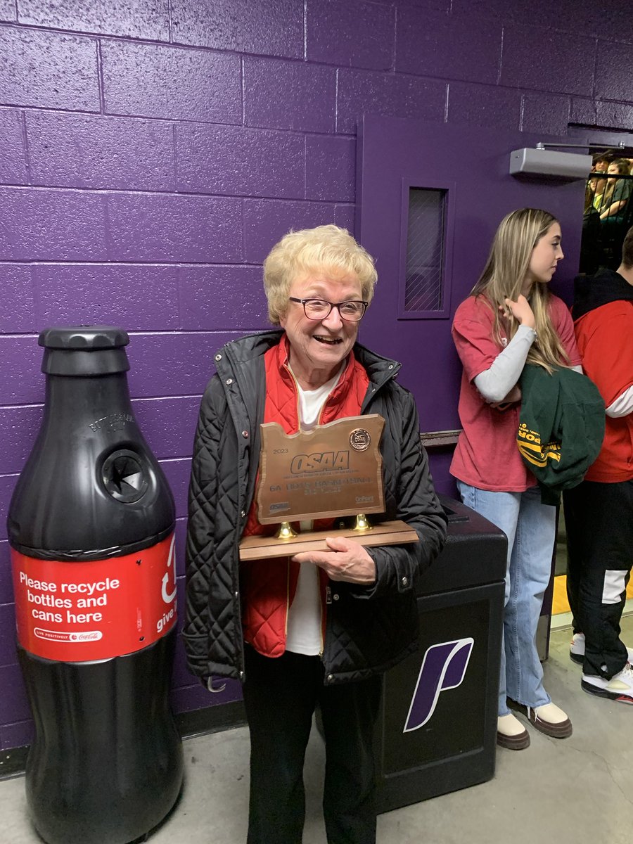 Grandma seely getting in on the third place action. Go cards #findaway