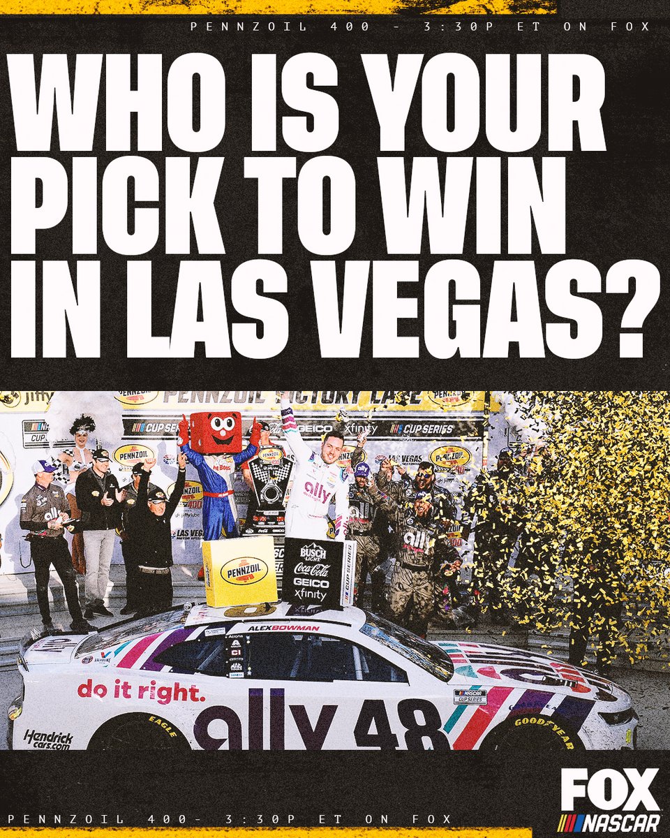 FOX: NASCAR tweet media