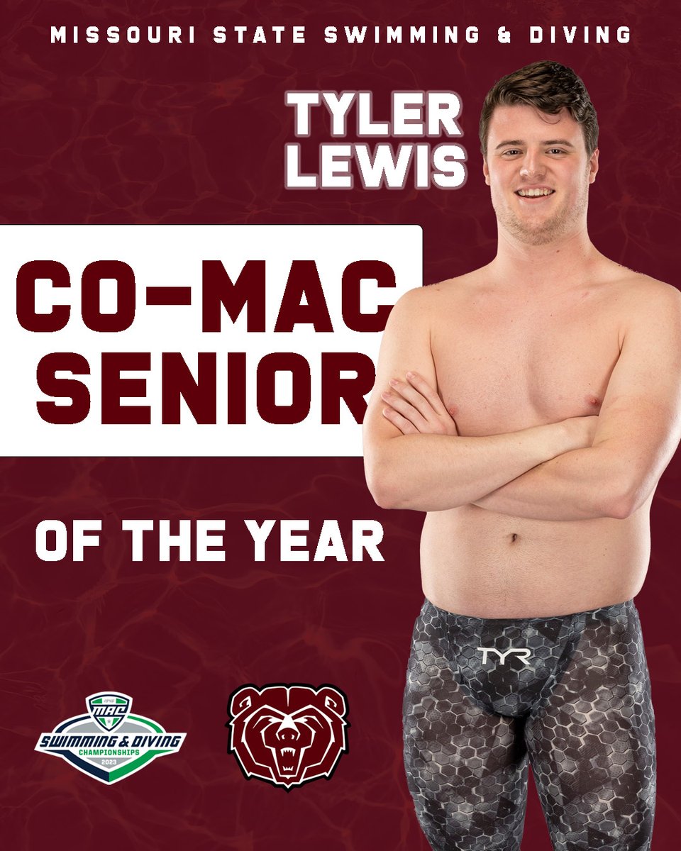 MoStateSwim's tweet photo. Leaving Oxford with another 𝙖𝙘𝙘𝙤𝙡𝙖𝙙𝙚 😤

Tyler Lewis is your co- @MACSports Senior of the Year, per a vote by the MAC coaches‼️ https://t.co/Jh6OgMGj9F