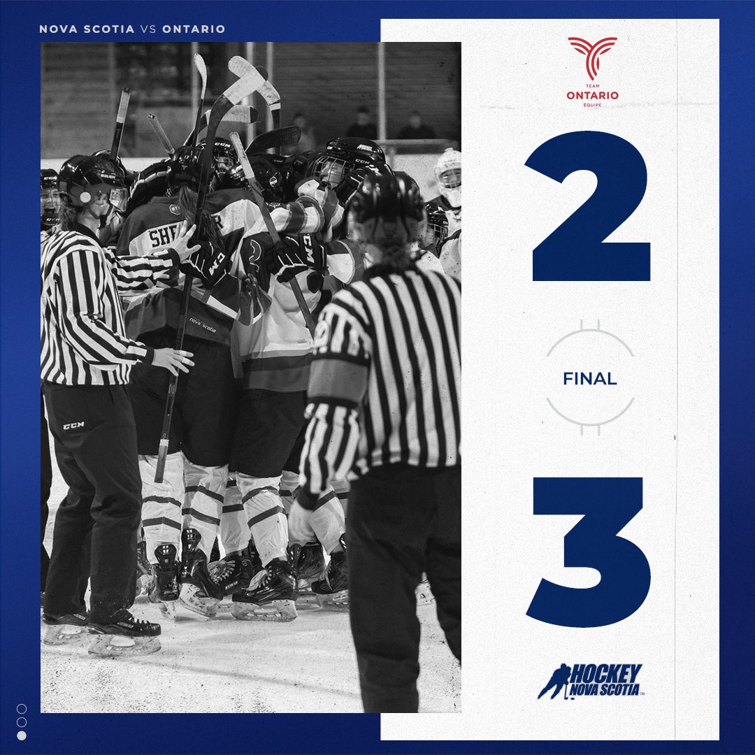 OFF TO THE FINAL‼️ 

Samantha Morrison, Jessica MacKinnon and Rachel Walsh scored for <a href="/teamnovascotia/">Team Nova Scotia</a> in tonight's 3-2 win over Ontario.

Rhyah Stewart was spectacular, making 46 saves.

Nova Scotia plays BC in Sunday's <a href="/CanadaGames/">Canada Games | Jeux du Canada</a> gold medal game.

<a href="/2023CanadaGames/">2023 Jeux du Canada Games</a> | #nsproud