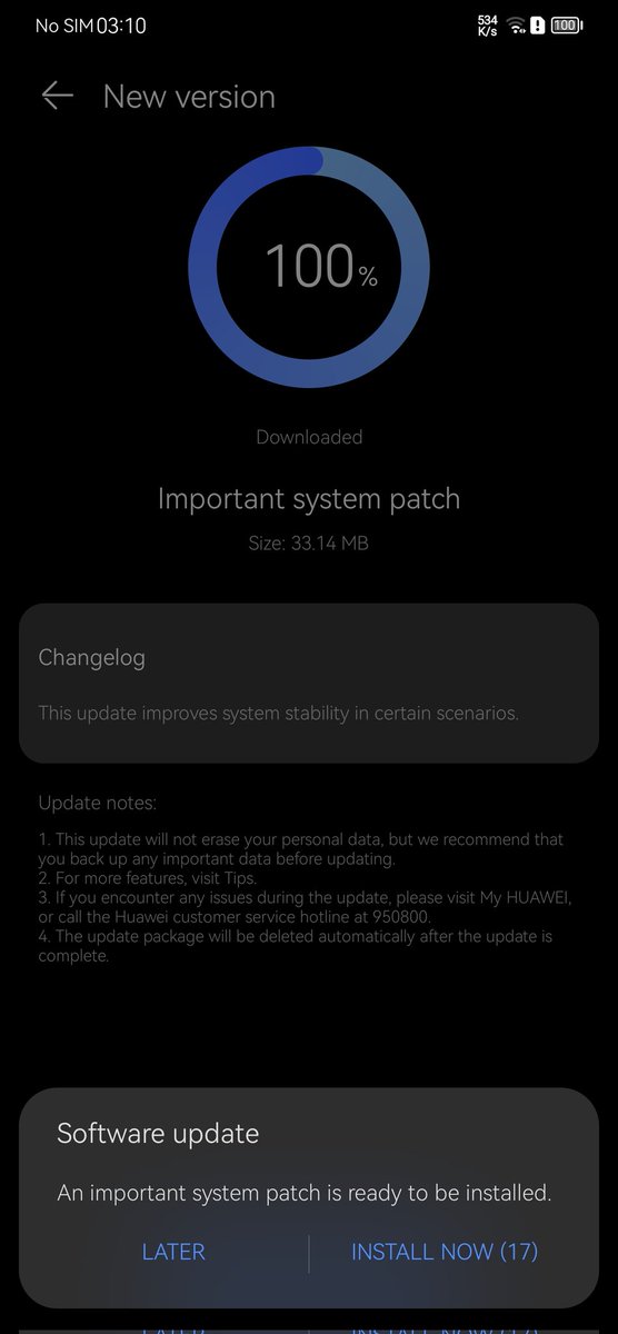 fabrizio_degni's tweet image. I just got the request to update my #Huawei Mate50 Pro for an important system patch.
I checked if the revision number changed after the reboot but it is the same... @HCNewsroom have you any insign about? 🥰
#huaweimate50pro #securitypatches #updates