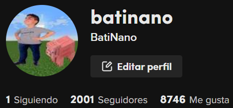 TrelewGMS's tweet photo. YA SOMOS 2K EN TIK TOK!!!🥳🥳 Literalmente cuando me cree el canal de Tik Tok al mismo tiempo que YT no tenía NI UNA VISITA, lo borré, lo volví a crear con nuevas tácticas y en menos de 2 meses ya tengo más que en YT, el video más visto TIENE 69K!! Esto es increíble... https://t.co/2CrnbfDwRl