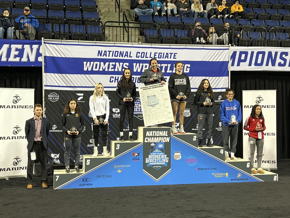WCWCoalition_'s tweet photo. 101 lb. All-Americans and National Champion Madison Avila (North Central).

#NCWWC2023 https://t.co/yTo6IDSLWm