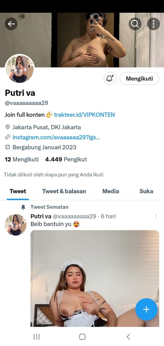 akuntul_'s tweet photo. @vaaaaaaaaaaa29 Ini akun km? https://t.co/zj8vDn7iO1