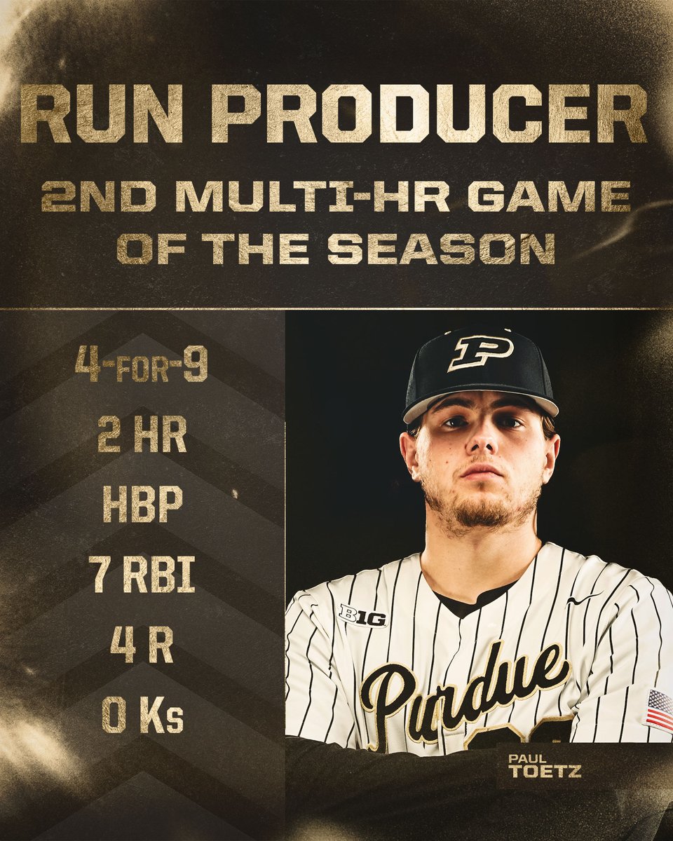 PurdueBaseball's tweet photo. Wisconsin was well-represented as #Purdue scored  3⃣0⃣ across Saturday's doubleheader sweep. Our middle infielders were raking while batting 2-3 in the lineup. #BoilerUp

🧀 @Evan_Albrecht x @Paul_Toetz ⚾️ https://t.co/eW3HuOJcPu