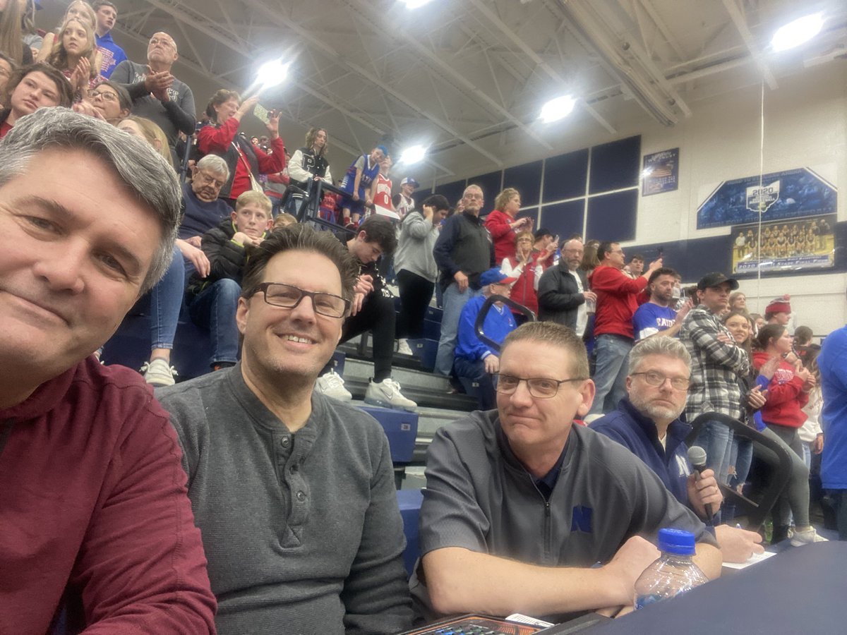 KevinGarringer's tweet photo. Another basketball season in the books.  We had a district final thriller. The best score table in Ohio! https://t.co/jOWagaUNz4