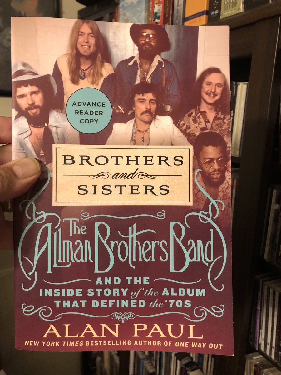 Mailbox Magic! NOBODY knows more about the #AllmanBrothersBand than @AlPaul. Looking forward to getting into this. Interview feature to come later!