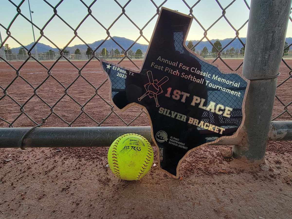 Adrian Telas (@a_telas) on Twitter photo The El Dorado Aztecs are your 2023 Fox Classic Memorial Silver Bracket Champions!
<a href="/EDAztecs_HS/">Venessa Betancourt</a>
<a href="/Coach1Martinez/">Frank Martinez</a>
<a href="/CoachGabaldon/">Norbert Gabaldon</a>
<a href="/SocorroISD/">Socorro ISD</a>
<a href="/Fchavezeptimes/">Felix Chavez</a>
<a href="/915FASTPITCH/">El Paso Fastpitch Softball Community</a>
<a href="/TX6Asoftball/">Texas High School 6A Softball</a>
<a href="/TexHSSoftball/">Texas HS Softball</a>
#SLAYTHEDAY The El Dorado Aztecs are your 2023 Fox Classic Memorial Silver Bracket Champions!
<a href="/EDAztecs_HS/">Venessa Betancourt</a>
<a href="/Coach1Martinez/">Frank Martinez</a>
<a href="/CoachGabaldon/">Norbert Gabaldon</a>
<a href="/SocorroISD/">Socorro ISD</a>
<a href="/Fchavezeptimes/">Felix Chavez</a>
<a href="/915FASTPITCH/">El Paso Fastpitch Softball Community</a>
<a href="/TX6Asoftball/">Texas High School 6A Softball</a>
<a href="/TexHSSoftball/">Texas HS Softball</a>
#SLAYTHEDAY