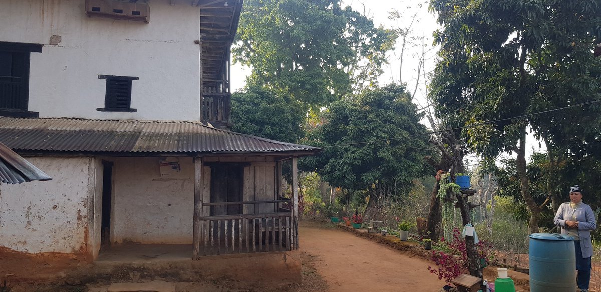 What a lovely environment.....Reminishing the memories of childhood and Kul Pooja too.....150 years Old Home at Pokharathok Palpa