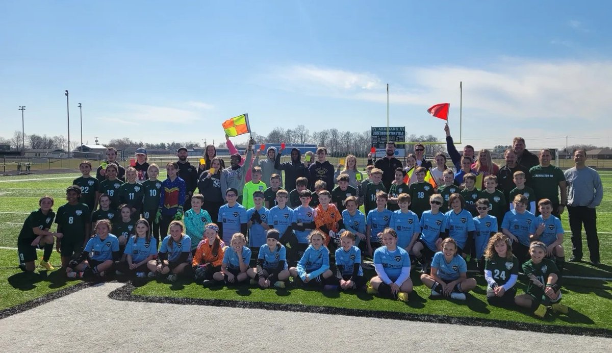 Pendleton_FC's tweet image. It was a beautiful day for our Referee Clinic! A big thank you to the great referees that ran today's course and shared their love of the game with 18 of our new referees. Also, it was great to share the field with @IndianaImpactSC for our Turf Friendlies #growthegame