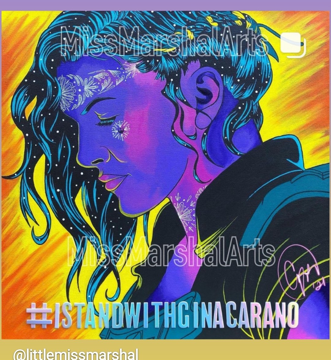 #IStandWithGinaCarano #WelcomeToTheRebellion #weloveginacarano #WeLoveCaraDune artwork by the amazing @lilmissmarshal