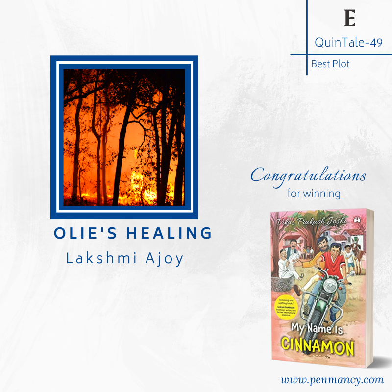 penmancy's tweet image. RESULTS: #QuinTale-49

Let's congratulate-
🏅 Ollie's Healing by Lakshmi Ajoy [for Best Plot]
🏅 Sundari’s New Avatar by Gowri Bhargav [for Best Editing]
🏅 Metamorphosis by Debashree Basak [for the most Emotional

They win 'My Name is Cinnamon' by Vikas Prakash Joshi