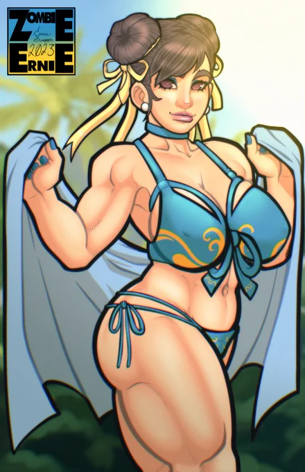 First Spicy Saturday Night of 2023. Feel free to post your own spicy art tonight with #SpicySaturdayNight First up, that Chun-Li from earlier... 