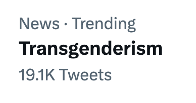 #DidYouKnow "Transgenderism" isn't a thing?

Transgender people are just people. Anyone using the word "transgenderISM" is trying to frame *believing what trans people say about themselves* as an ideology. And that leads directly to people being harmed.