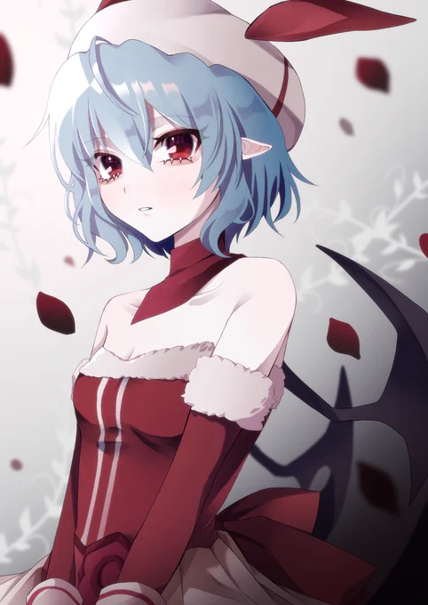 外來韋編レミリア描きました#東方Project 