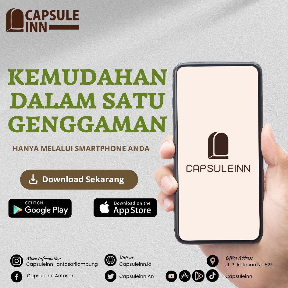capsuleinn_An's tweet photo. Kemudahan booking hotel capsule dengan aplikasi #capsuleinn #lampung #hotel #fyp #mahasiswa #mahasiswi https://t.co/tyaW87sTUe