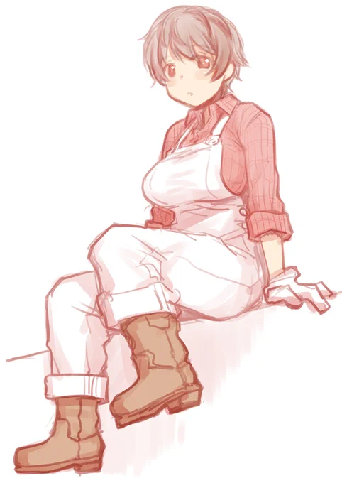 らくがきぺコスブーツイメージキャラクター及川さん 
