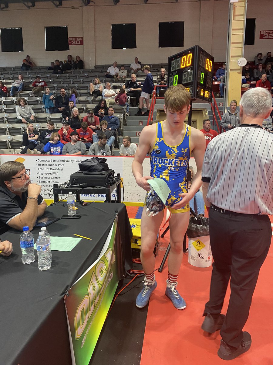 CNERocketsWres1's tweet photo. Colby Johnson punched his ticket the the state tournament next week. Couldn’t be more proud of this kid https://t.co/2AAuqZAPVW