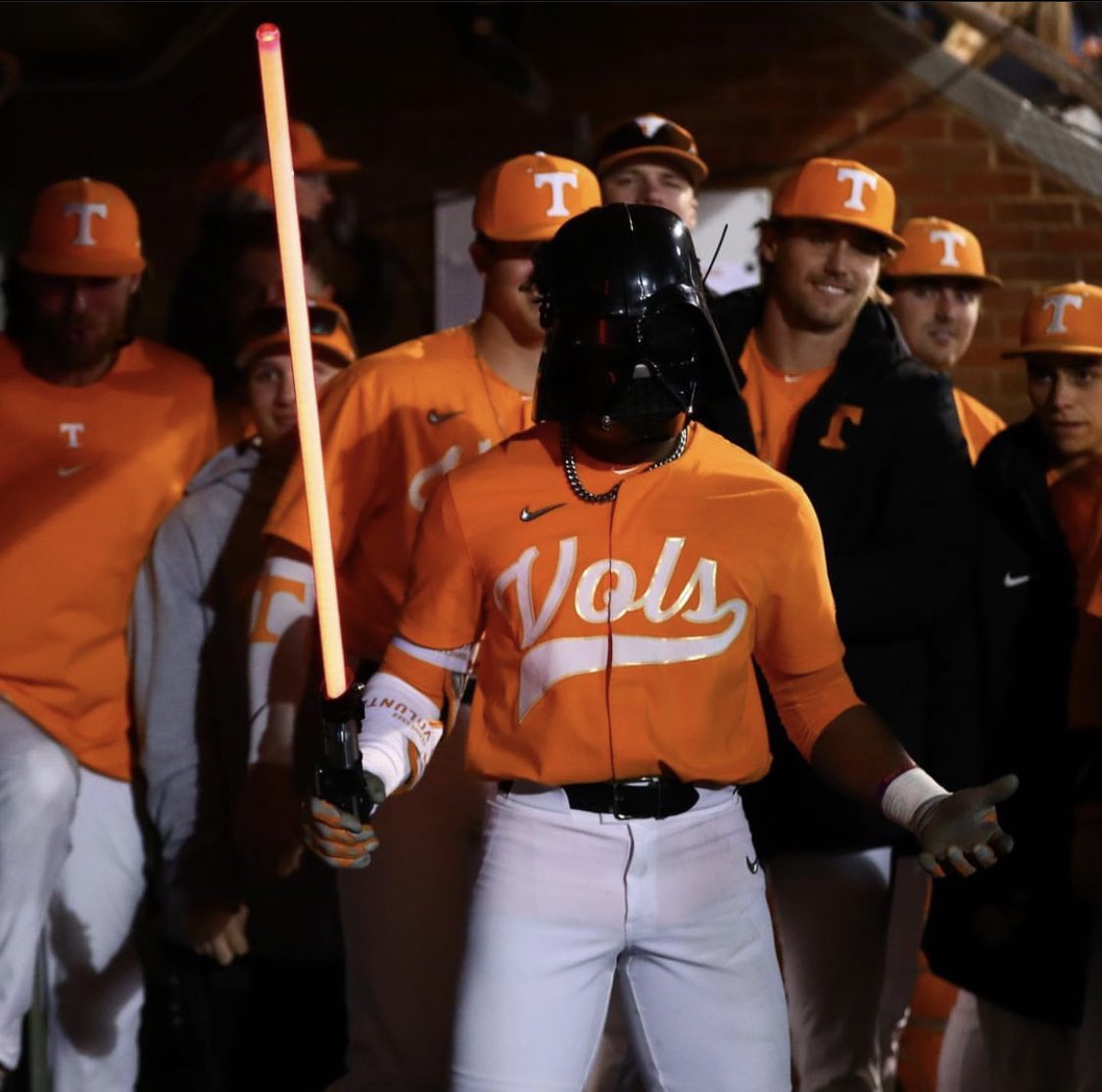 ClasslessVol's tweet image. Taking being the villains of college baseball to the absolute coolest level possible