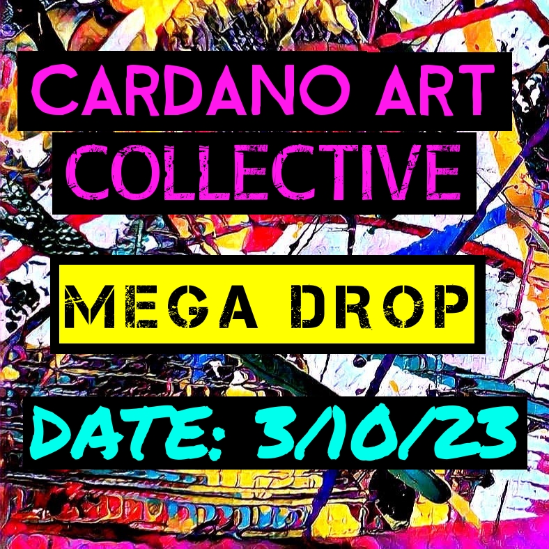 NFTs minting today on #Cardano: 
March 10
<a href="/CardanoArtColl1/">Cardano Art Collective</a>

wencnft.com
#CNFT $ADA #NFT