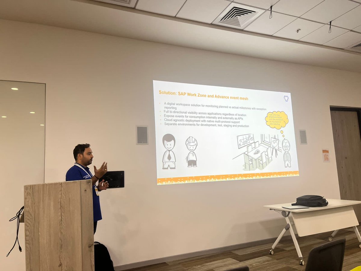 Lovely to speak in front of SAP community 
#sitBLR ⁦