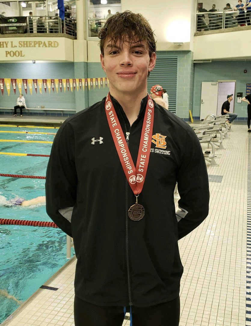 SLPGOPARK's tweet photo. MSHSL State Boys Swim Championship - Miles Nordling finishes 6th in 200 free. New team record 1:42.08!!  Great job Miles!!💪🏊‍♀️💪 https://t.co/SHNgol1Qcb