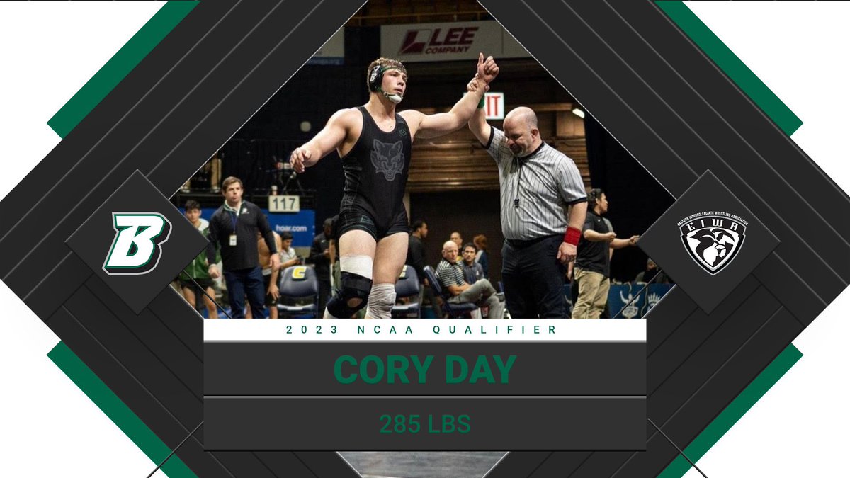 BearcatsWrestle's tweet photo. NCAA Qualifier, Cory Day‼️

Ticket Punched 👊

#embracethegreen https://t.co/sotBBSwlYx