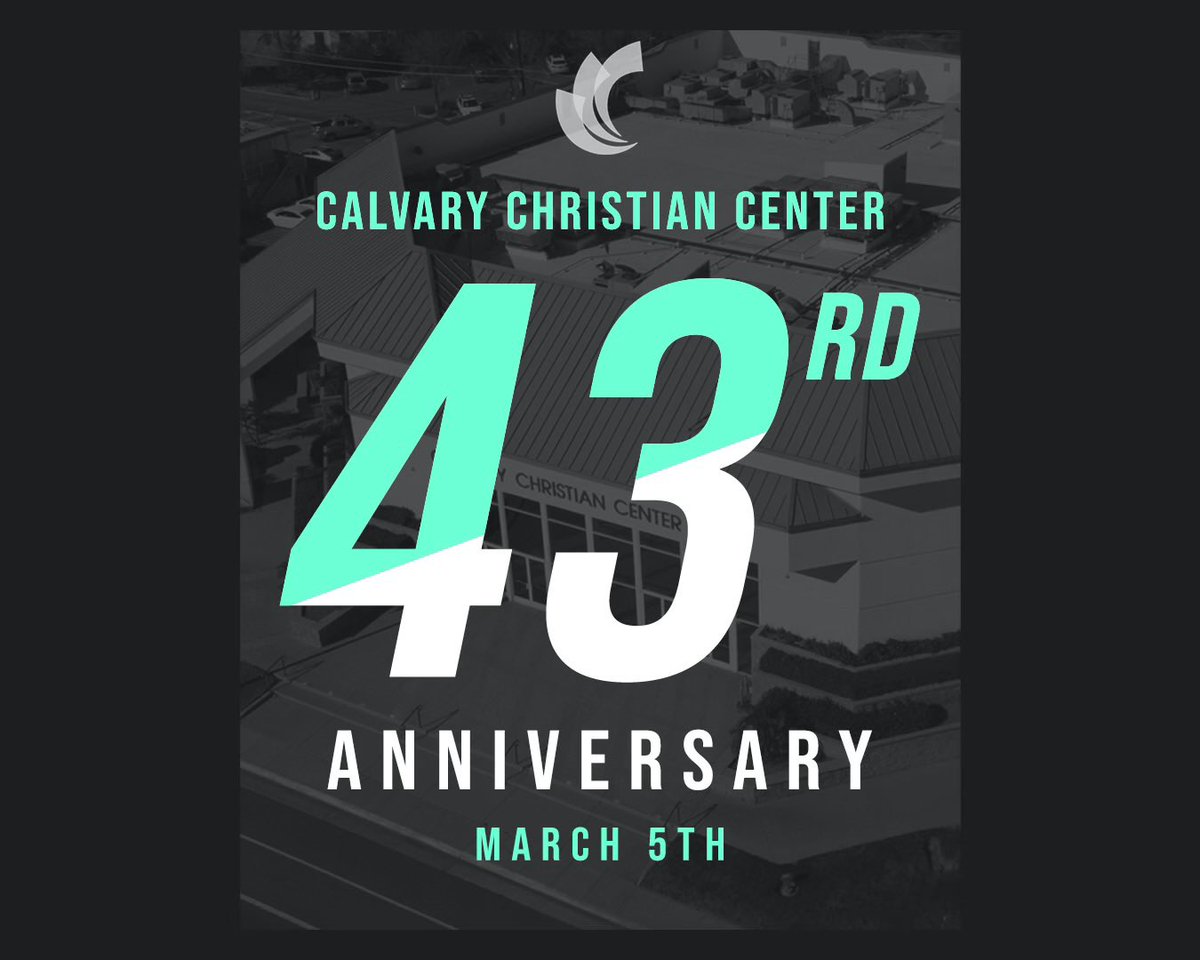 Calvary is celebrating 43 years of winning souls, changing lives and helping people.  Join the celebration!  All day Sunday, 9am, 11:30a, 6pm (Communion). All services are at the North Campus. 2667 Del Paso Blvd., Sacramento, CA 95815.
