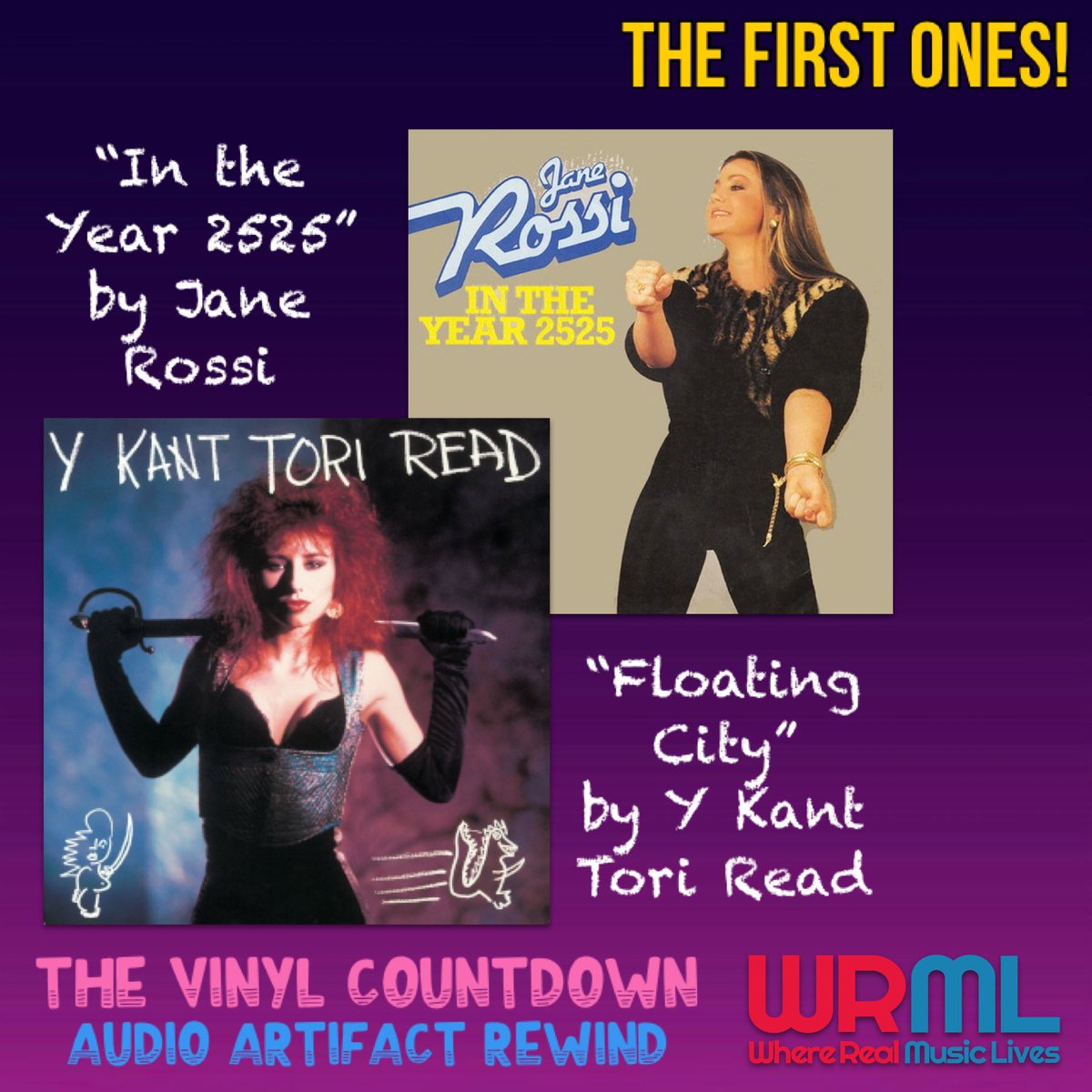 vcountdownradio's tweet photo. On this weeks anniversary show, I shared the very first two audio artifacts that I featured on day one! Jane Rossi’s version of “In the Year 2525” gave it a more danceable sound, and “Floating City” by Y Kant Tori Read is actually Tori Amos on vocals! https://t.co/6Dzm4hCTfs