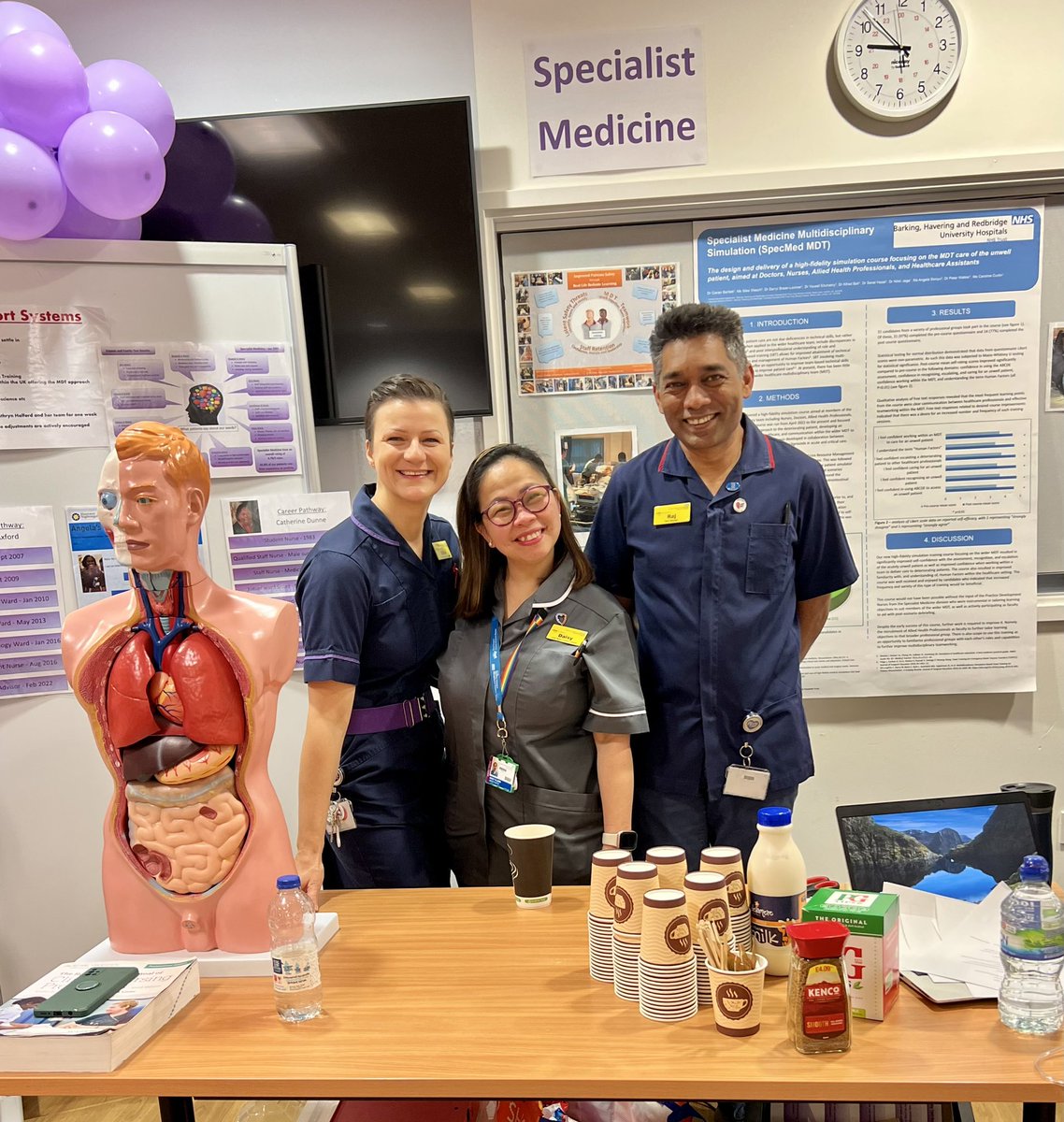 Rajseehakoo2's tweet photo. @ray_beeen @BeverleySawer @pagea01 @HalfordKathryn @BHRUT_NHS @HCAInternTeam My last contribution for BHRUT at the mass recruitment day.. I will definitely miss some of my colleagues and friends I made over the 22 years at the trust.
Good luck to all the new successful recruits, wish you all a long and prosperous career at BHRUT. https://t.co/z9ULs3J05z