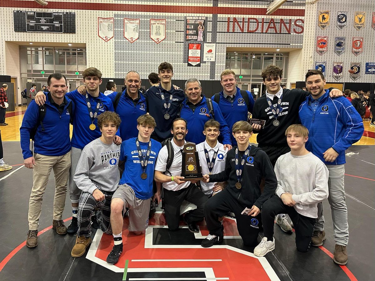 QTownWrestling's tweet photo. Congratulations to your 2 time Team Champions at the PIAA Southeast Regional Tournament, and 6 PIAA State Qualifiers! #allgritnoquit #qtownproud #homegrown
@QCHSAthletics @BillHarner @TomHousenick @SOLsports https://t.co/smCWAMnMF4
