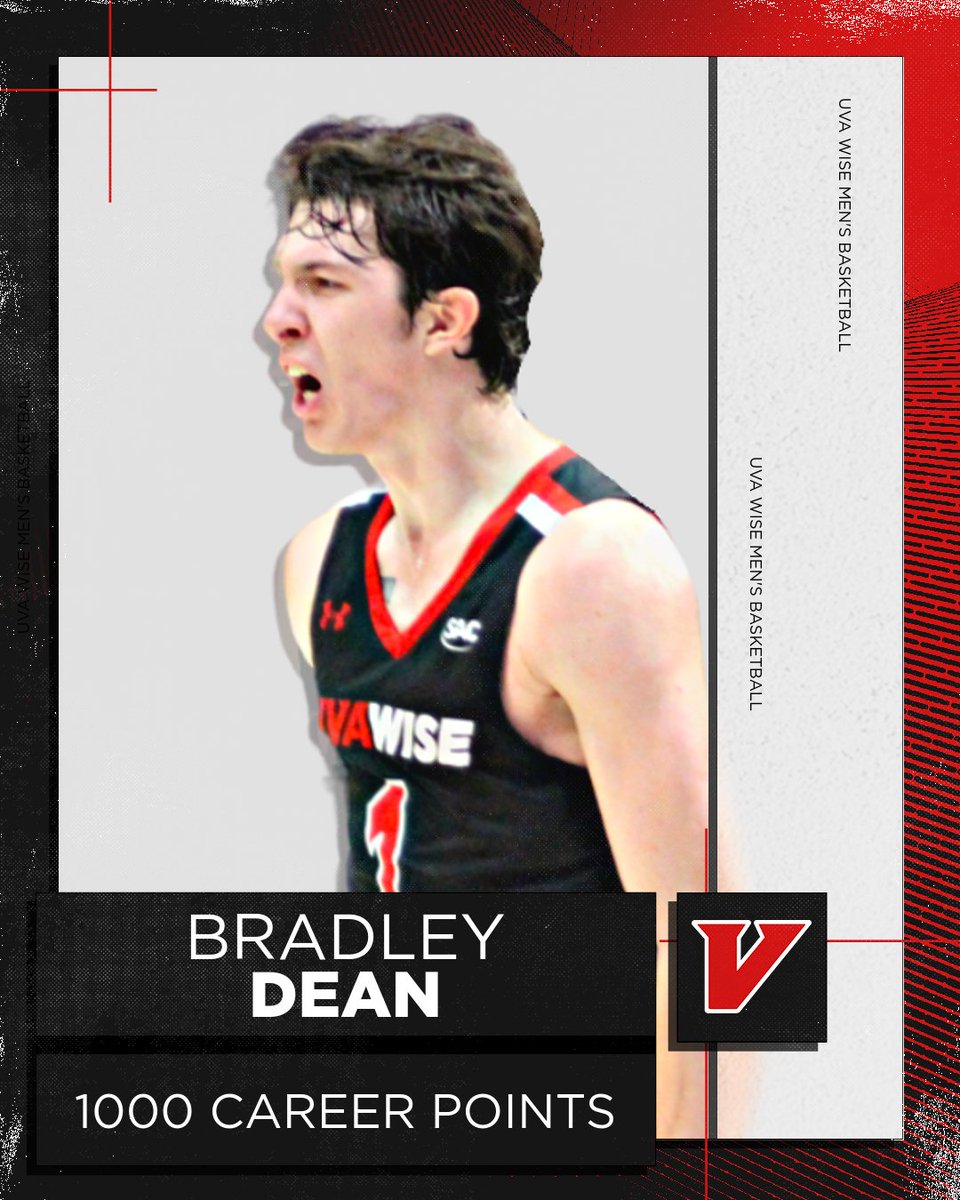 UVAWiseCavs's tweet photo. HE CANNOT BE STOPPED. Bradley Dean eclipsed 1000 CAREER POINTS today with a 35-point performance against No. 9-ranked Lincoln Memorial tonight! 

#GoCavsGo | #IgnitedWeStand https://t.co/r861Q58EWt