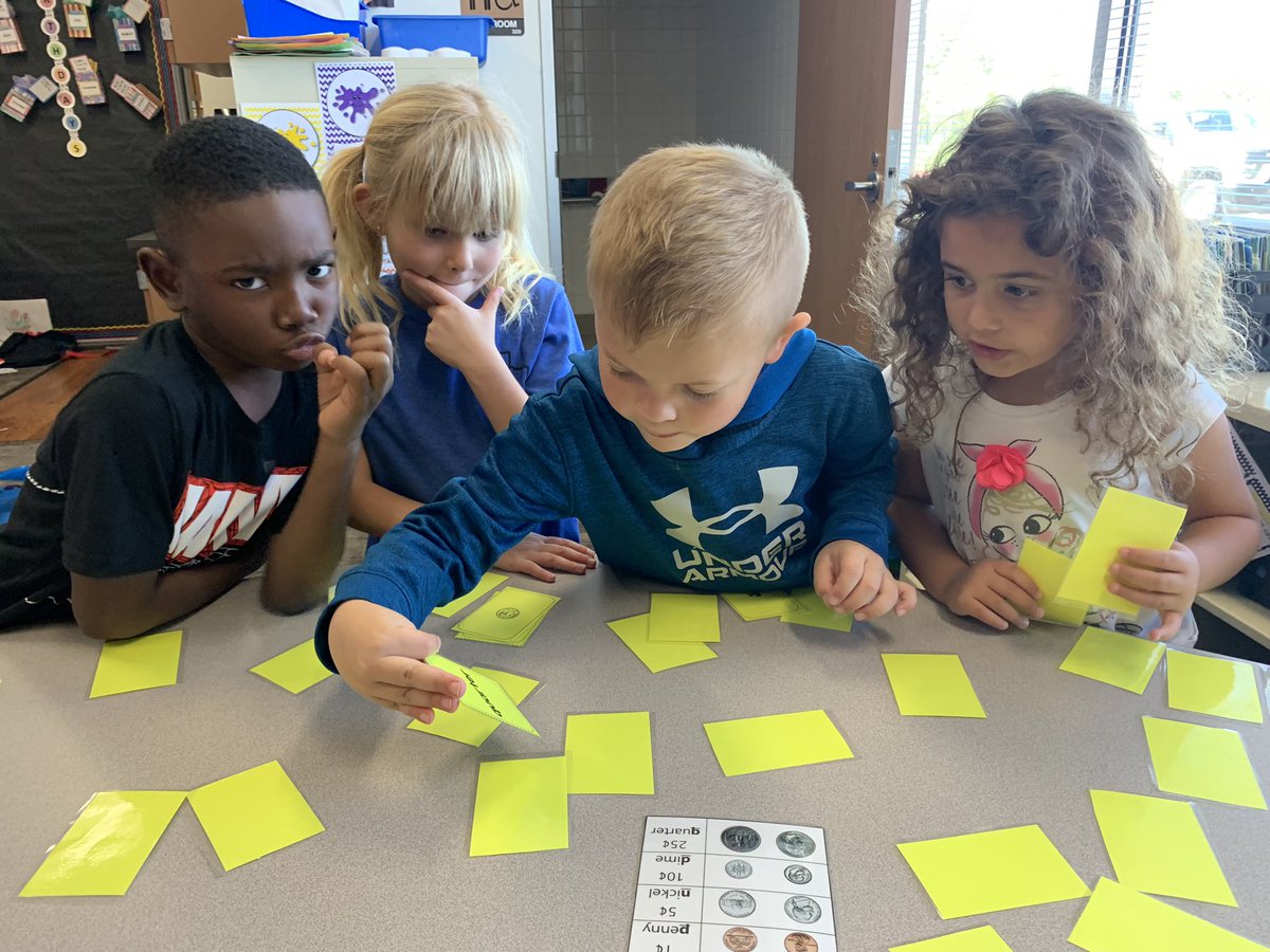 Learning about coins is so much fun in kinder! <a href="/PopeHerrera/">Katie Herrera</a> <a href="/AguilarPopeMS/">Amy Aguilar</a>