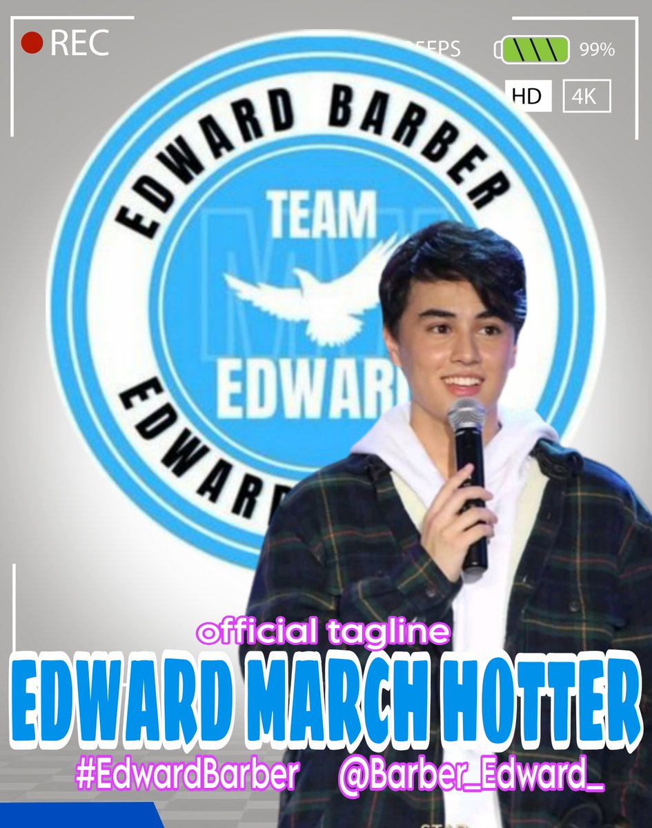 EJBxLouiseRain's tweet photo. Good morning!
Here's our OFFICIAL tagline for Edward Barber:

EDWARD MARCH HOTTER 
#ASAPtoptrending

#EdwardBarber @Barber_Edward_ https://t.co/w20URoNF21