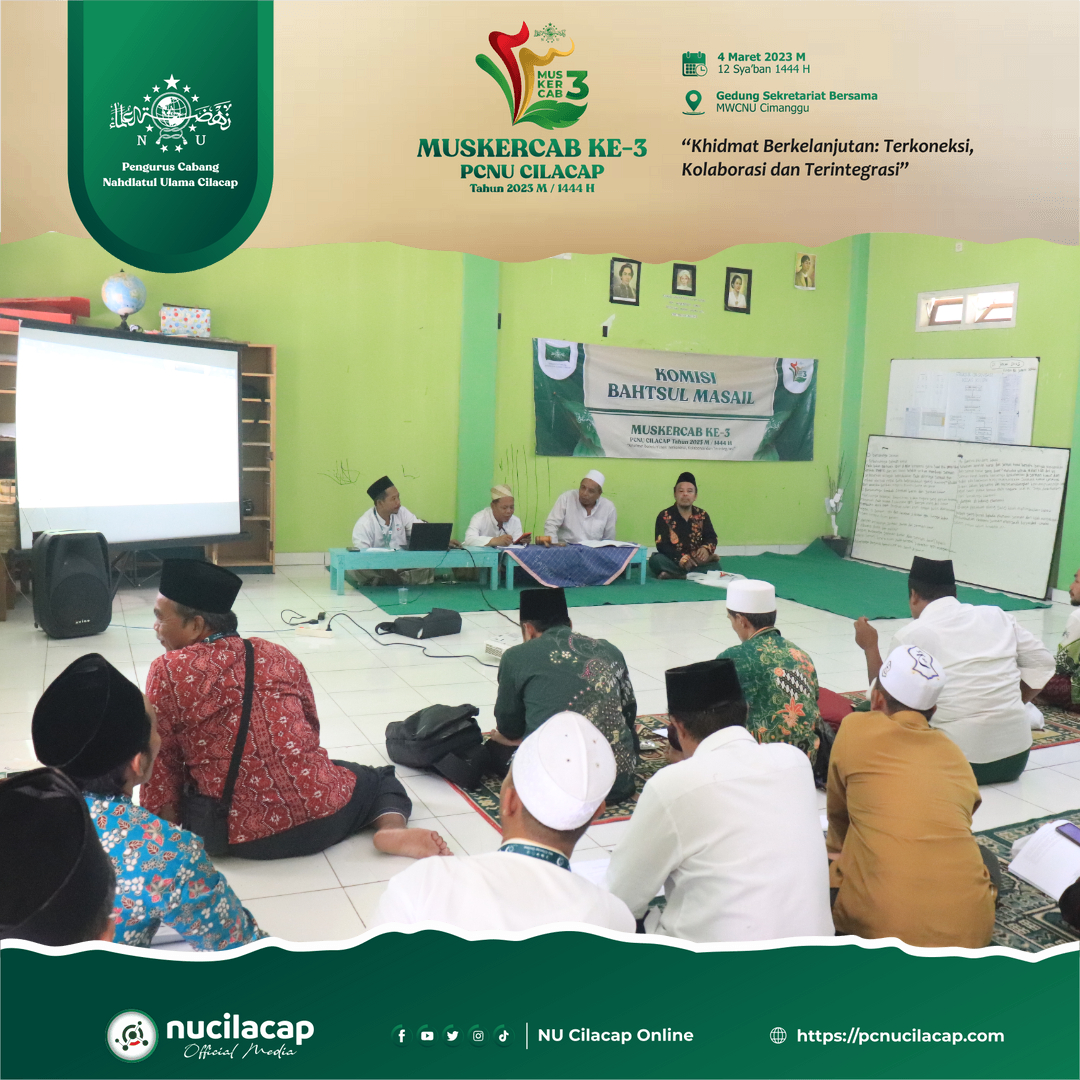 nucilacaponline's tweet photo. Dokumentasi Sidang Komisi Bahtsul Masail.
Muskercab Ke-3 PCNU Cilacap Tahun 2023.
#muskercabpcnucilacap #muskercab #nucilacap #pcnucilacap #nucilacaponline https://t.co/OEFhiqsKGm