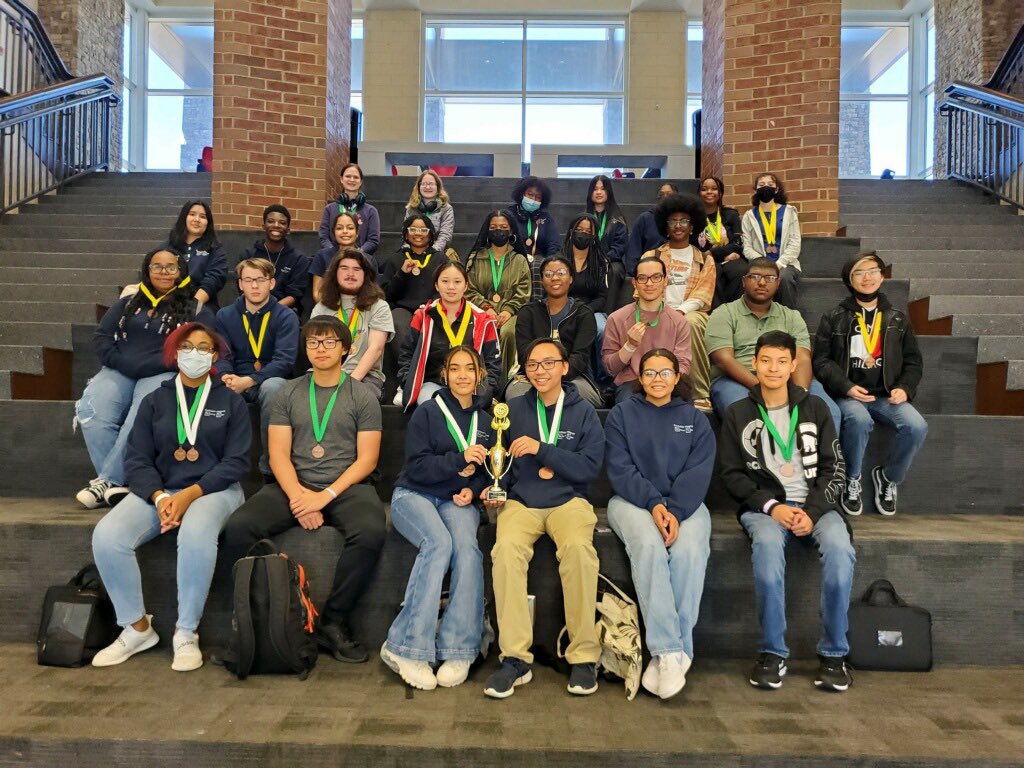 RockdaleMagnet's tweet photo. Headed to State! Congrats to Rockdale Magnet Science Team on winning third place overall and 17 medals at Science Olympiad Regionals! They’ve earned a spot at the state championship! https://t.co/Zqb03NzI4X
