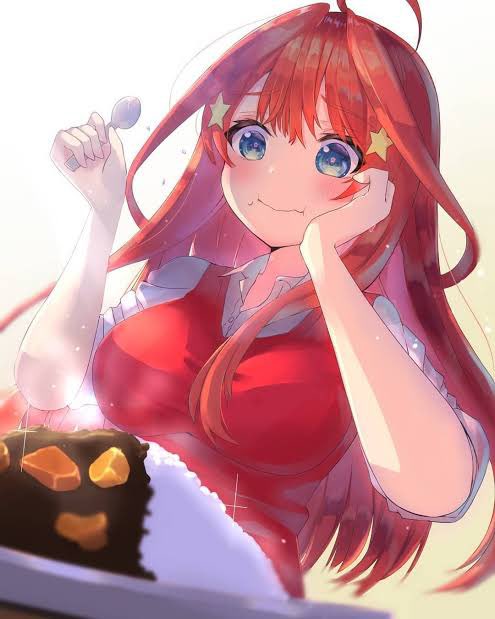 ハローラさんがTwitterに投稿した中野五月(五等分の花嫁)のイラスト。