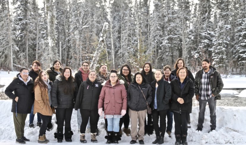 LeonaMay00's tweet photo. #NSITEP first ever graduating class! #teachers #indigenous #Metis #FirstNations #Cree #nehiyawak #Grads2023 My classmates, my friends, and my family. ❤️ #edtc300nsitep https://t.co/X9zQa9PAyF