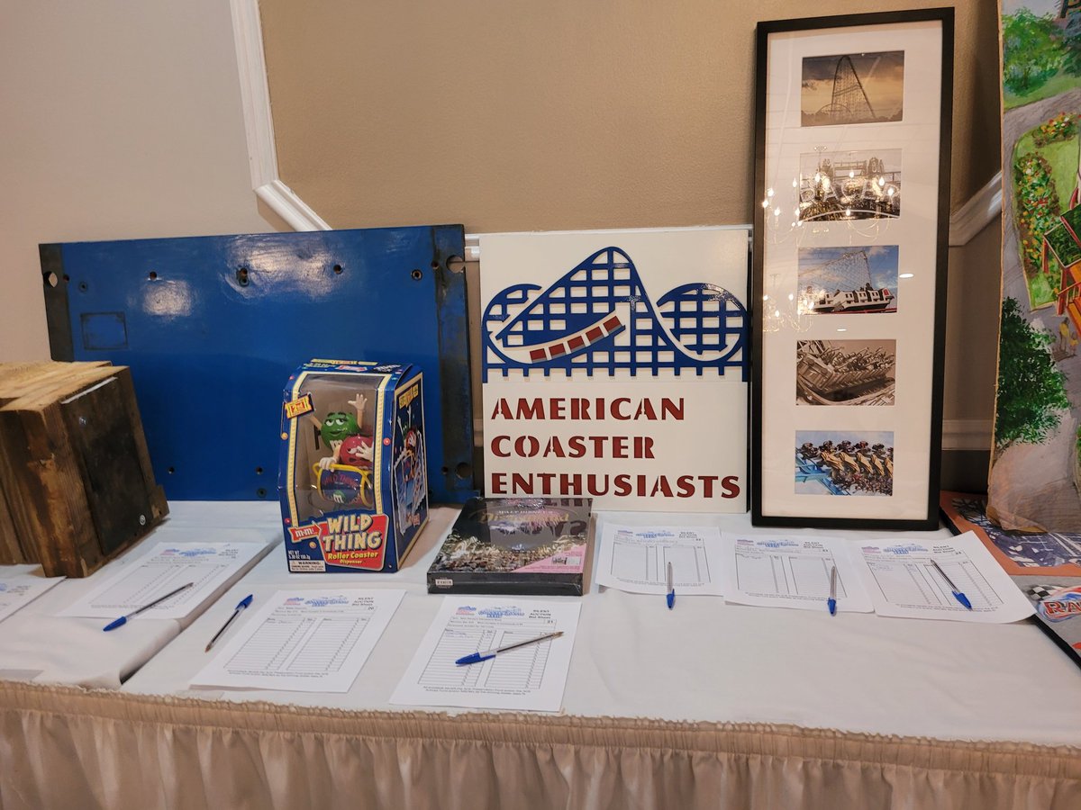aceonlineorg's tweet photo. Some @ACEWesternPA #CoasterBash! 2023 silent auction items! #RideWithACE https://t.co/UukyiioUEi