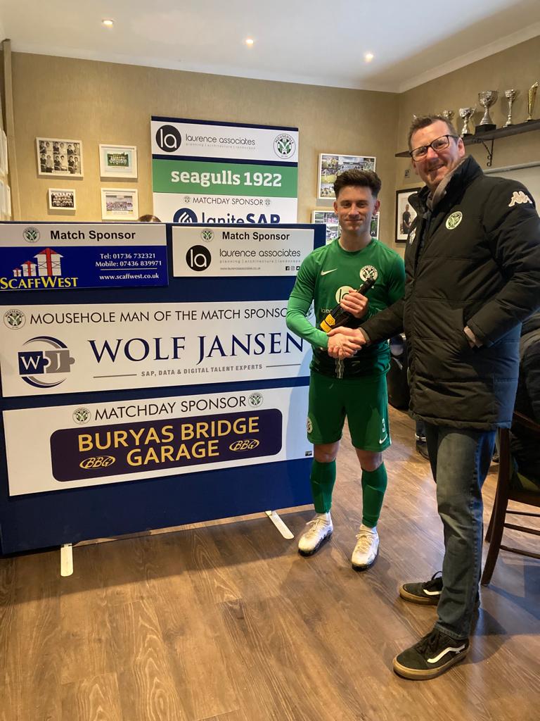 MouseholeAFC's tweet photo. This afternoon's @wolfjansen1 MAN OF THE MATCH

KYLE FRASER 👊 https://t.co/zRc1Jf9lsV